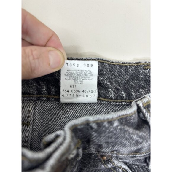 VTG Levis 550 27x32 (Actual 24x30) Relaxed Orange Tab Jeans Men Black USA  EUC - Picture 11 of 12